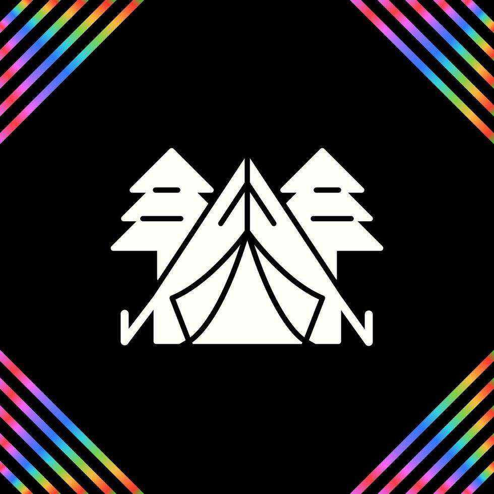 Tent Vector Icon