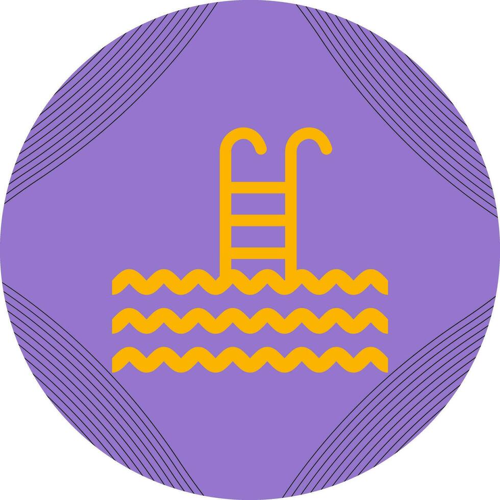 icono de vector de natación