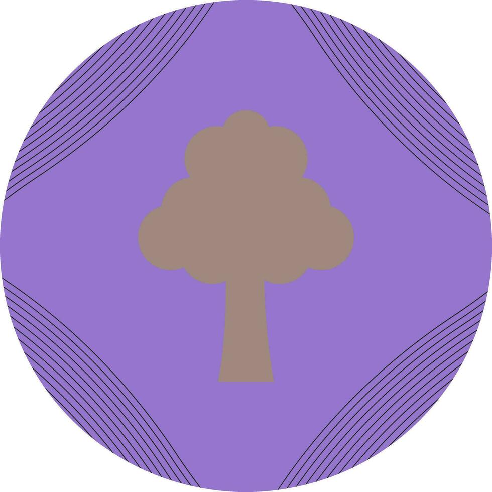 icono de vector de árbol