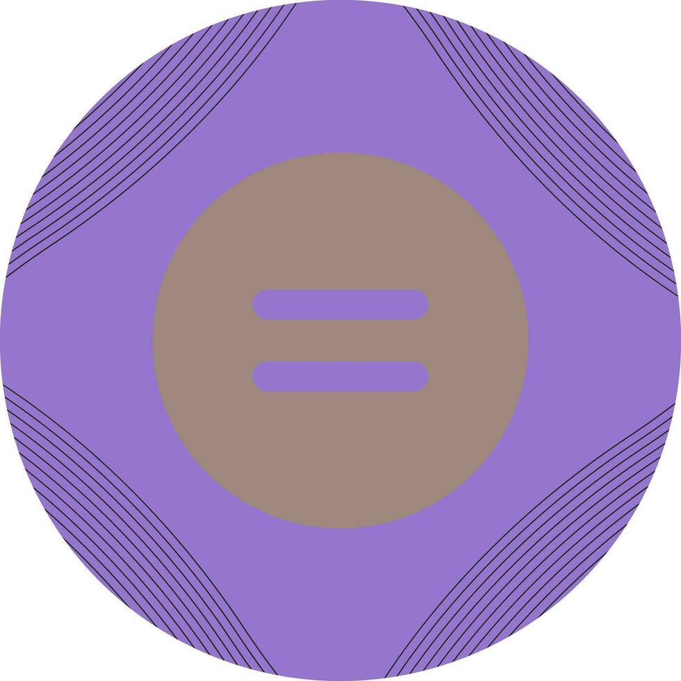 Equal to Symbol Vector Icon