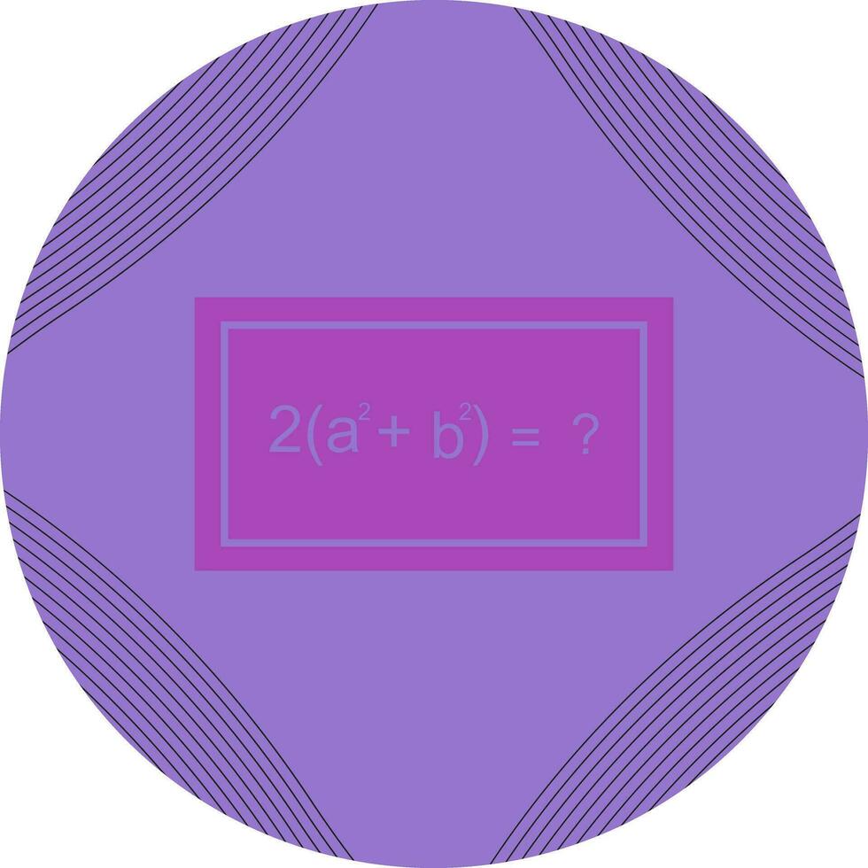 Solving Formula Vector Icon