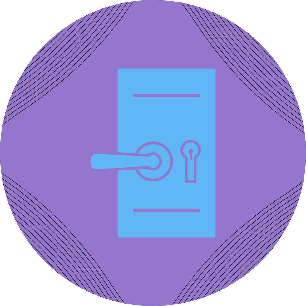 Door Security Lock Vector Icon