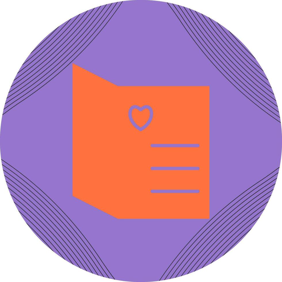 Open Card Vector Icon