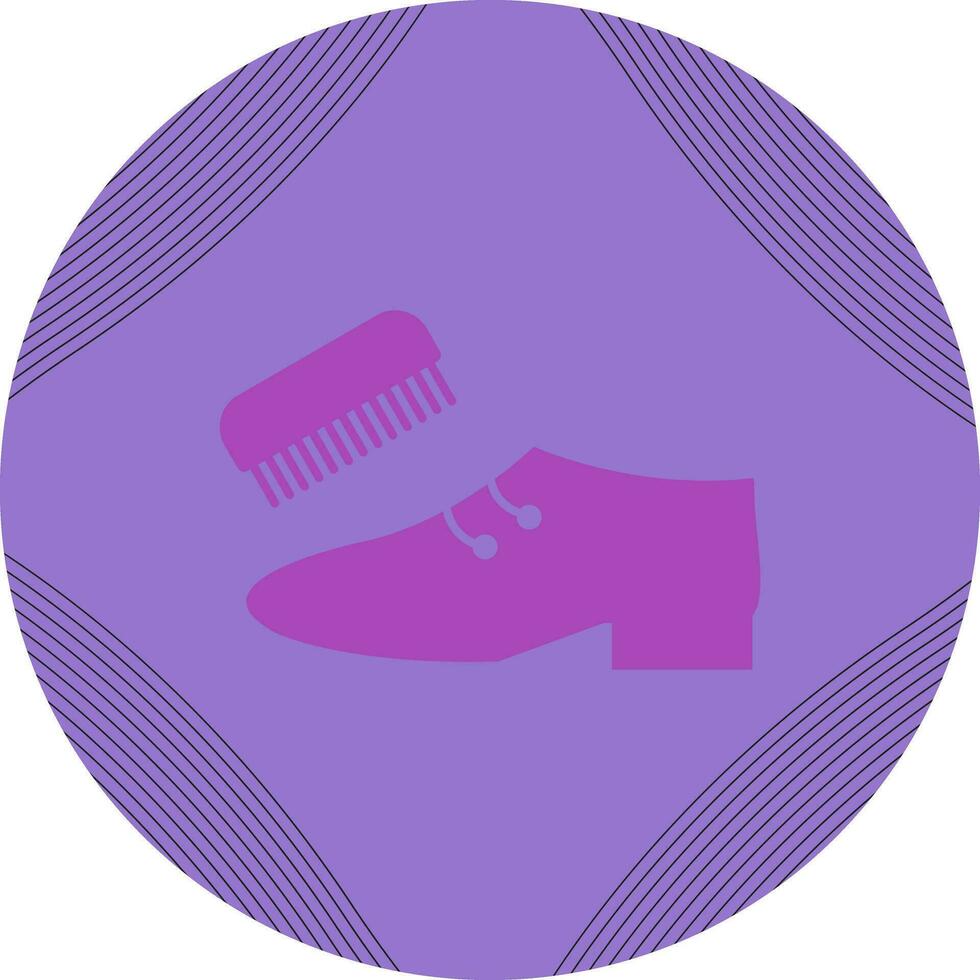 Shoe Polishing Vector Icon