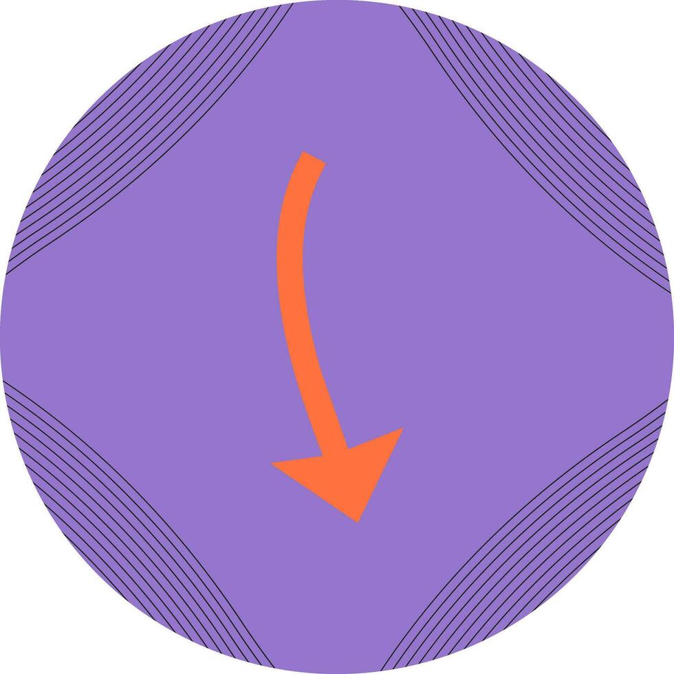 Arrow Pointing Down Vector Icon