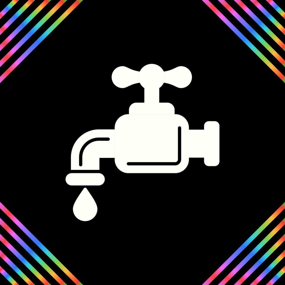 Water Faucet Vector Icon