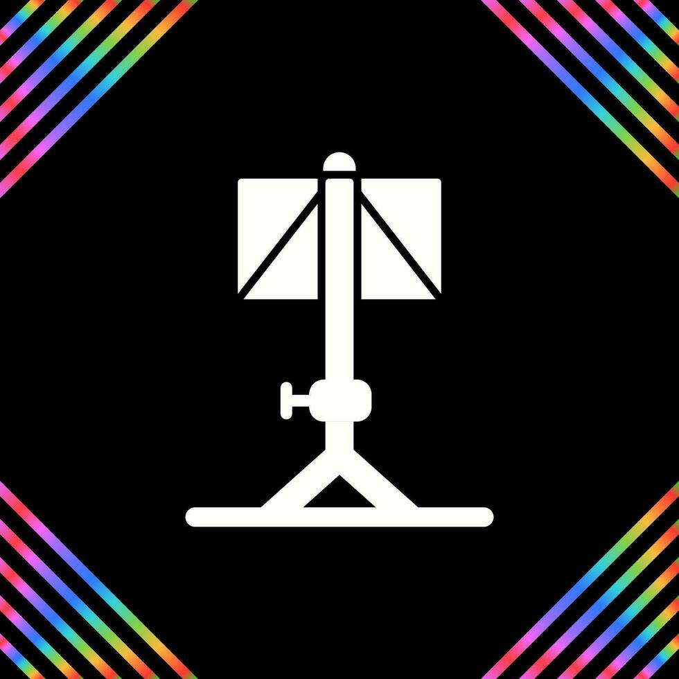 Music Stand Vector Icon