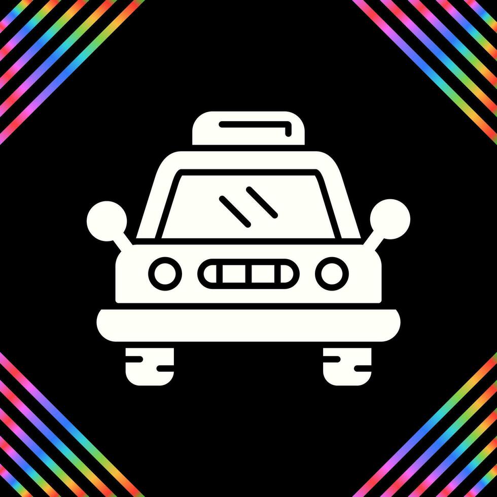 icono de vector de taxi