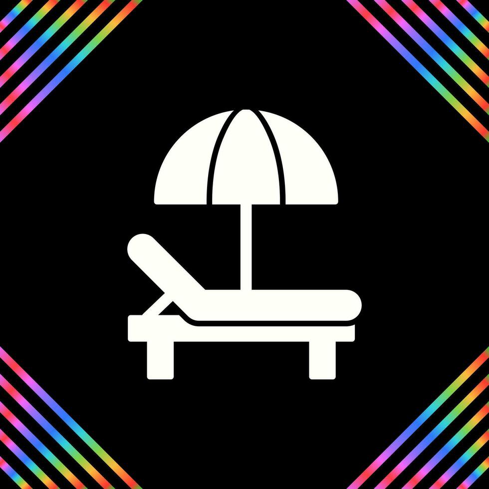 Sunbed Vector Icon