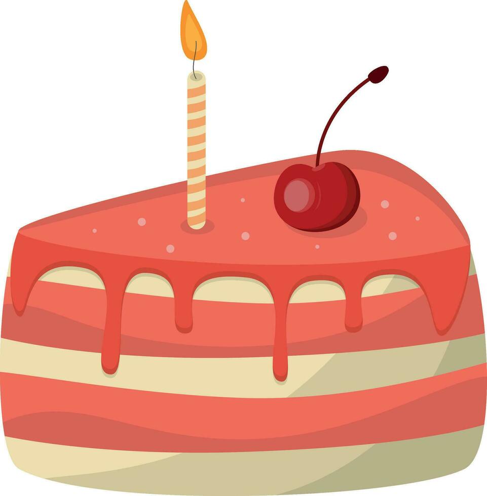 birthday cake clipart vector