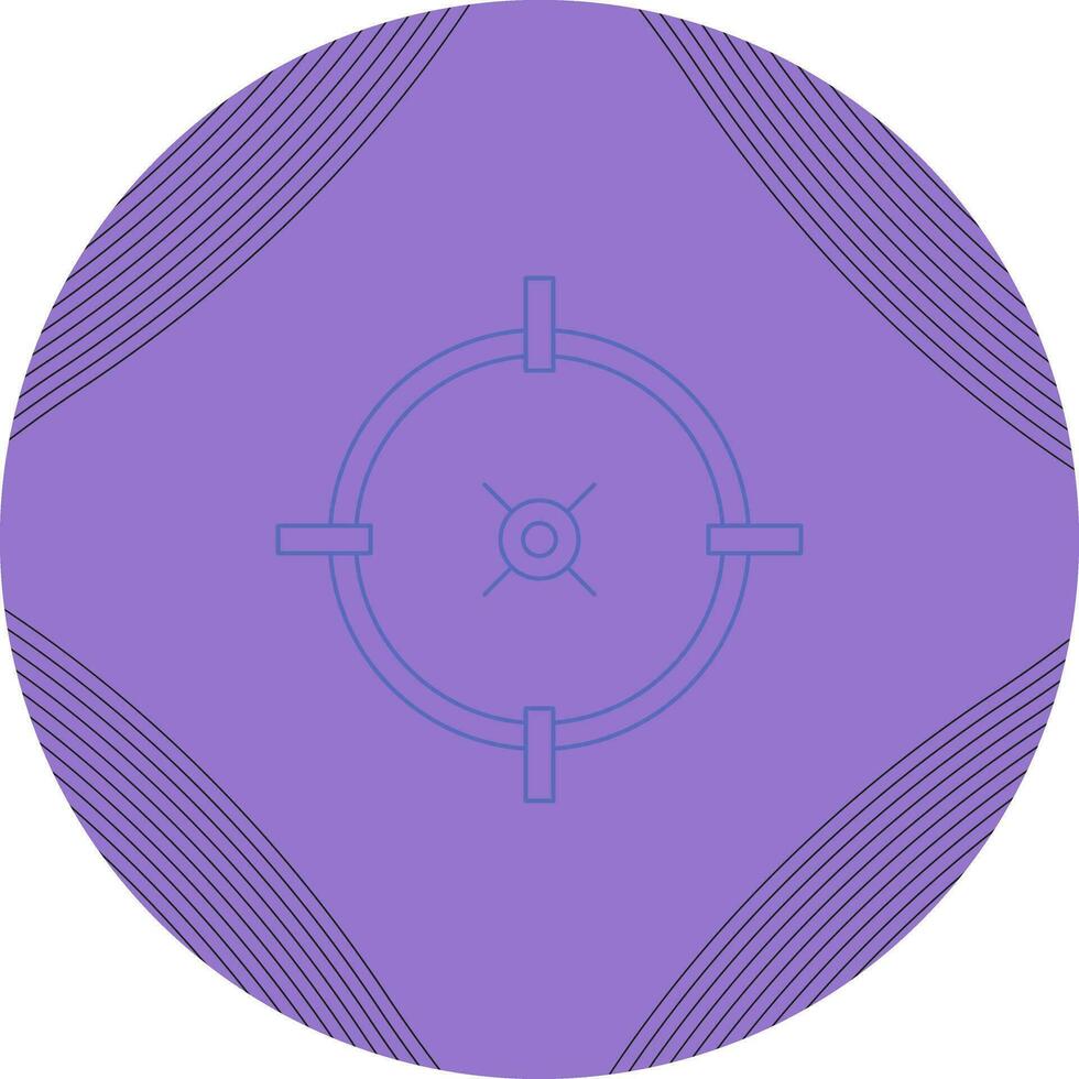 Target Location Vector Icon