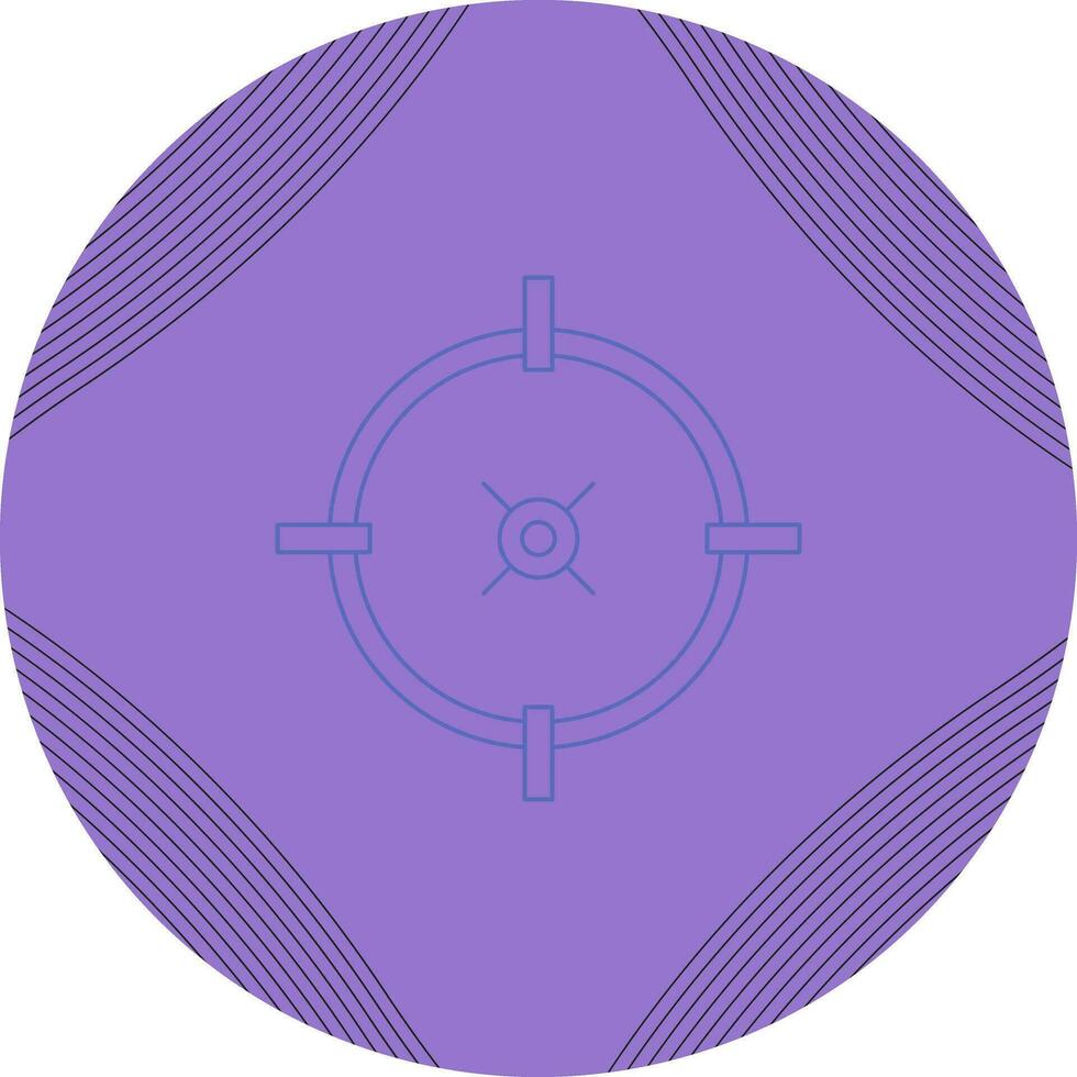 Target Location Vector Icon