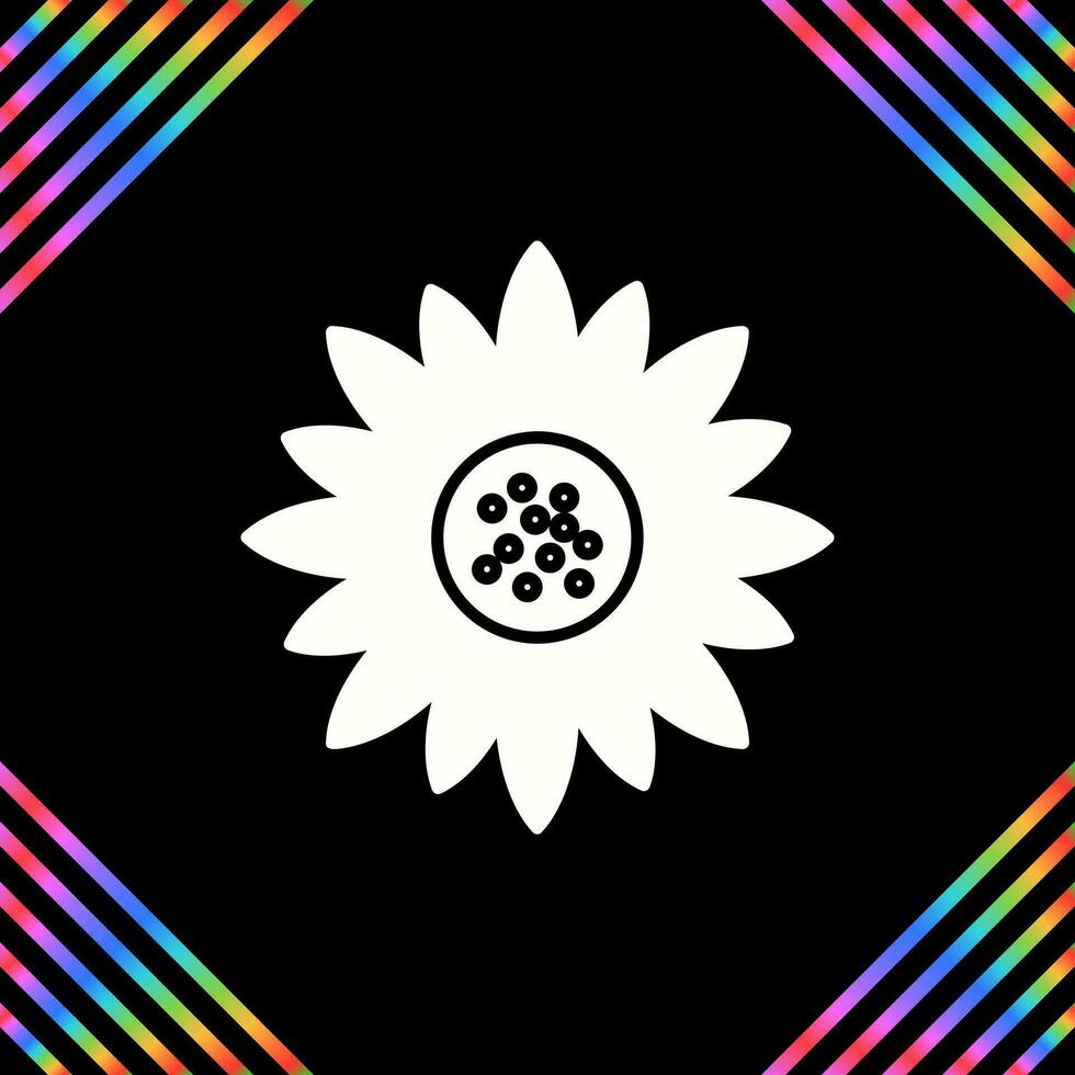 Sunflower Vector Icon