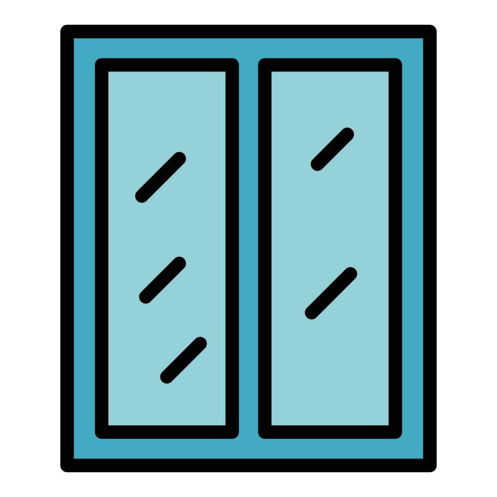 House glass window icon vector flat