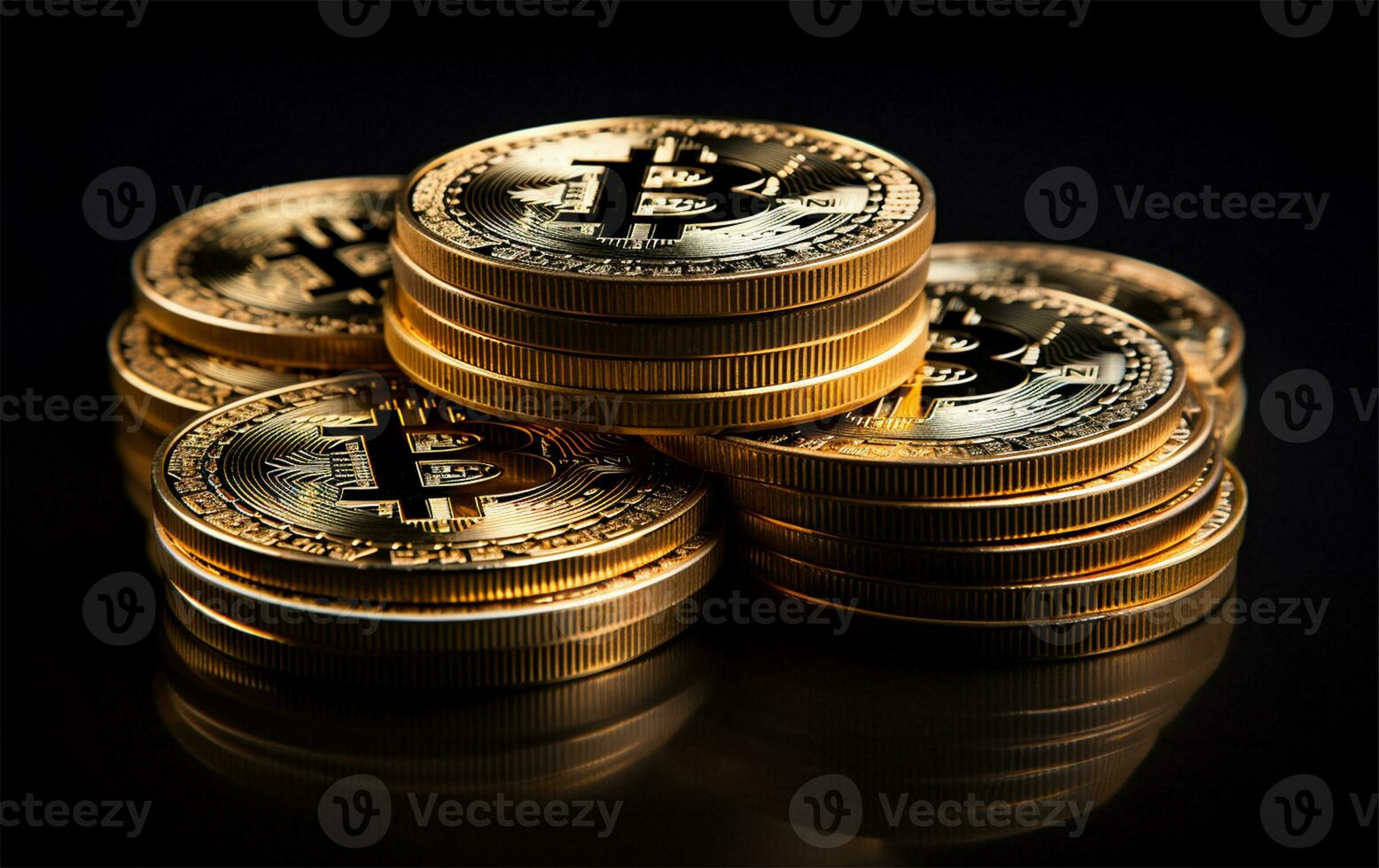 bitcoin of coins. AI Generated photo