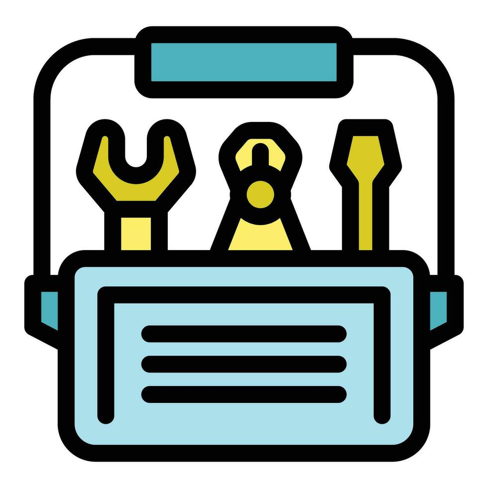 Hardware box icon vector flat