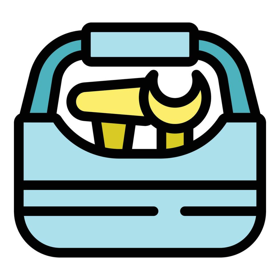 caja de herramientas icono vector plano