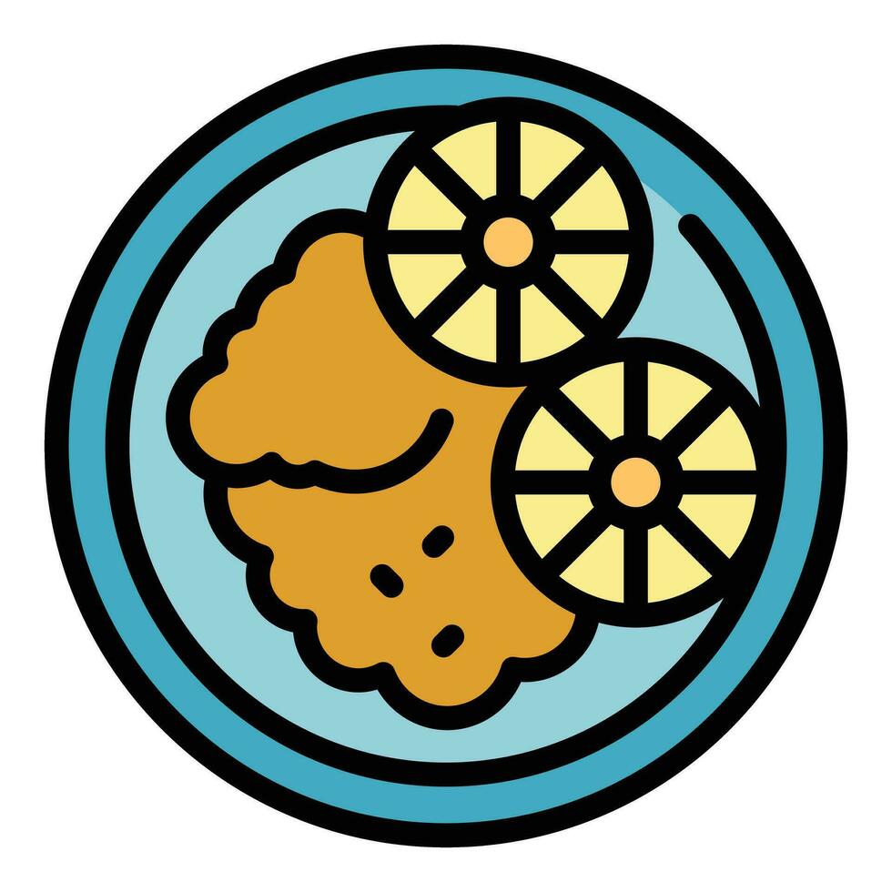 Vegetable food icon vector flat