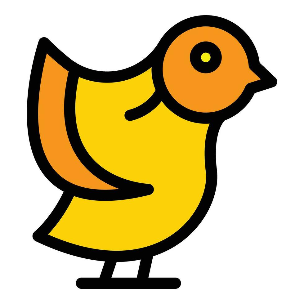 House sparrow icon vector flat