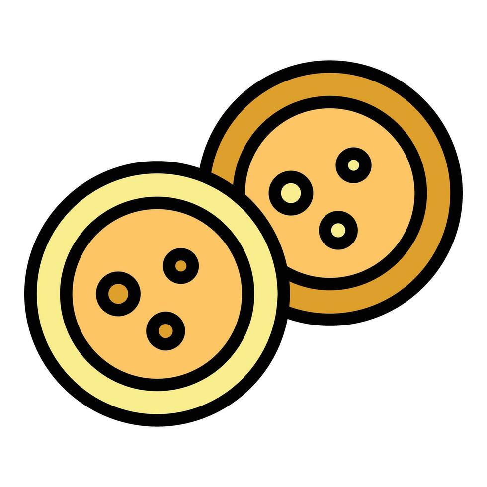 Snack dish icon vector flat