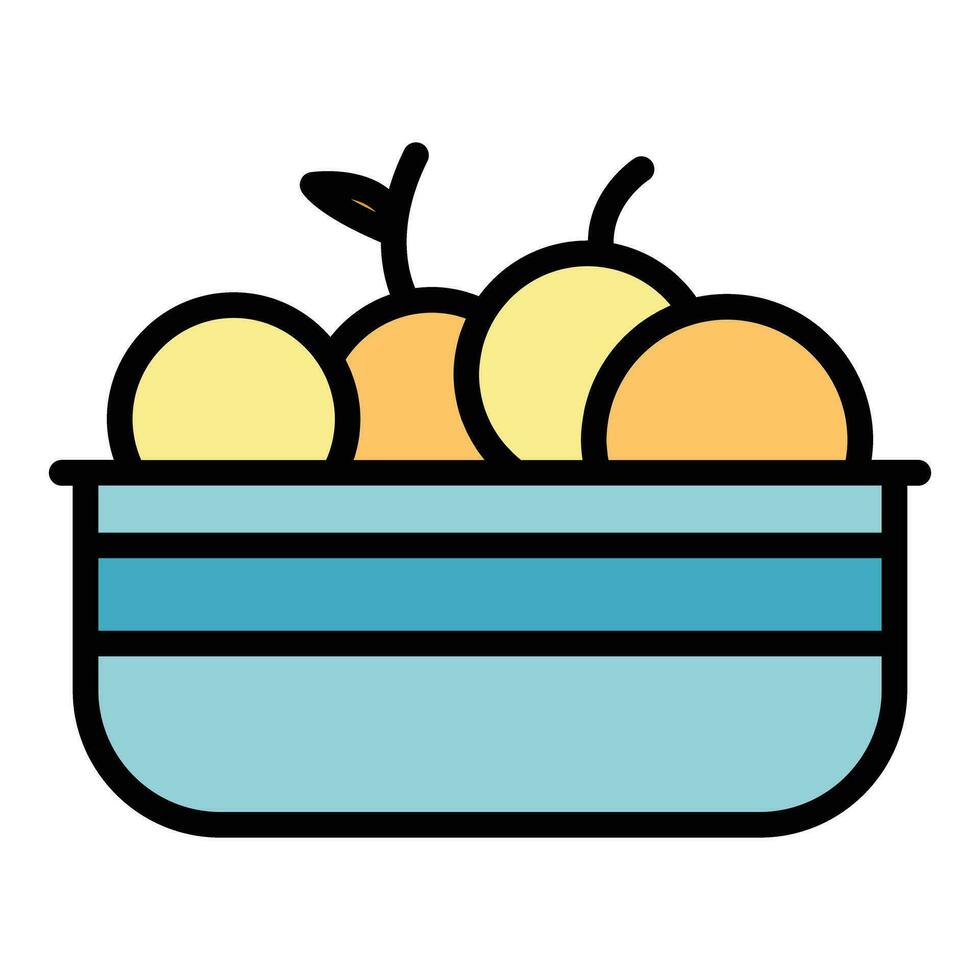 brasileño Fruta icono vector plano