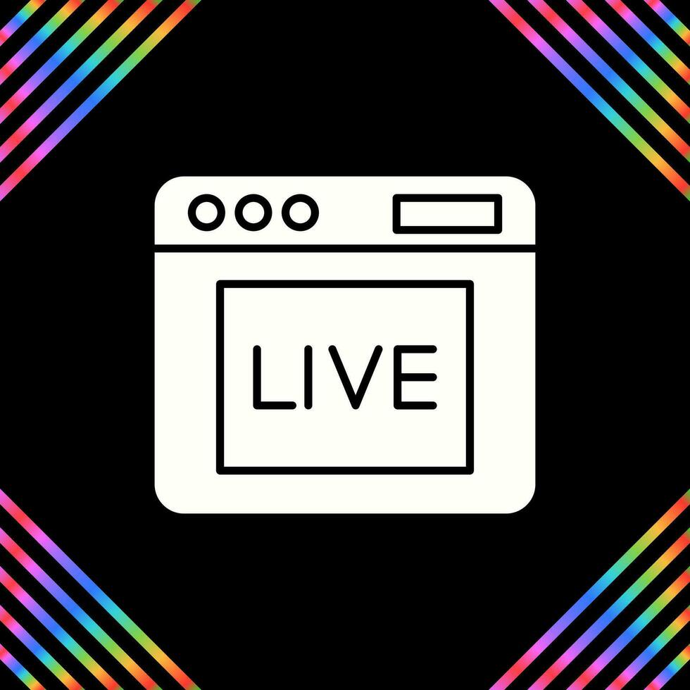 Live Vector Icon