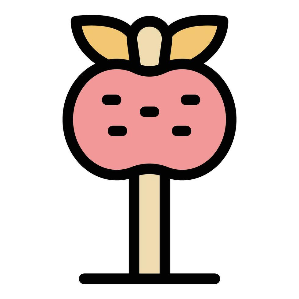 Fruit candy icon vector flat