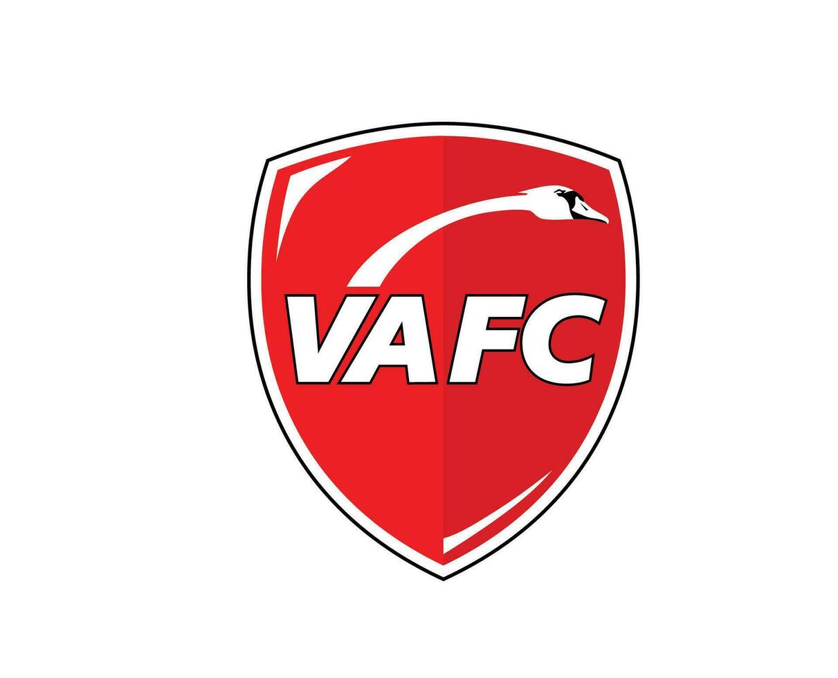 valenciennes fc club logo símbolo liga 1 fútbol americano francés resumen diseño vector ilustración