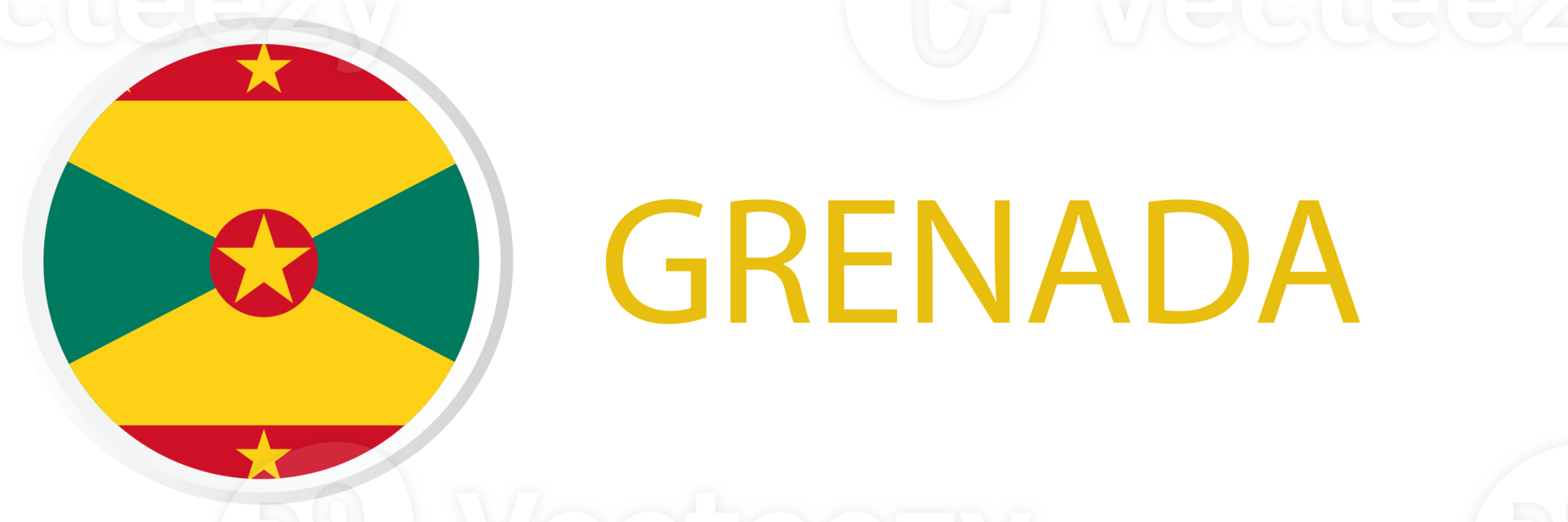 Grenada flag in web button, button icons. png
