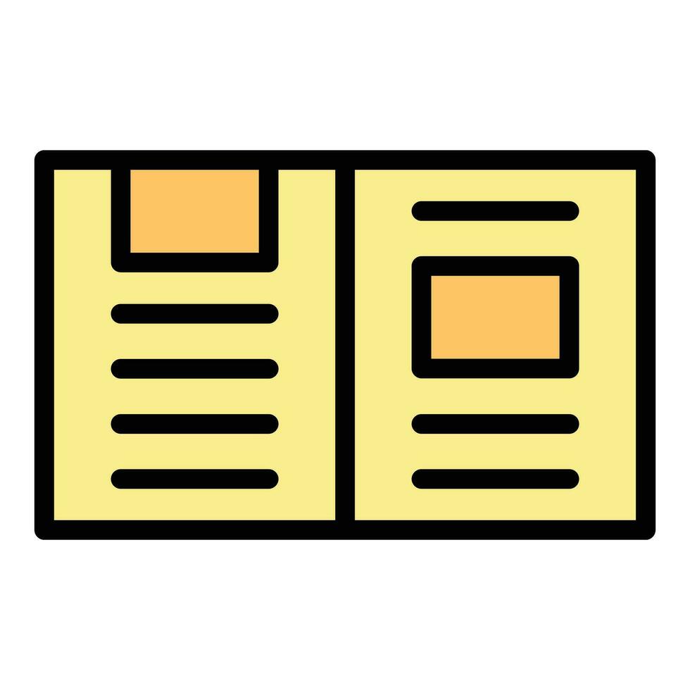 Interview report icon vector flat