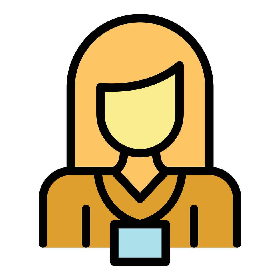 Studio reporter icon vector flat
