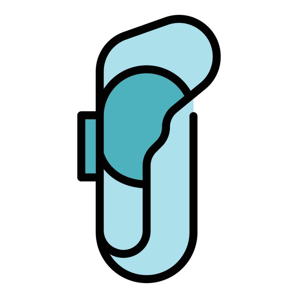 Motorsport track icon vector flat