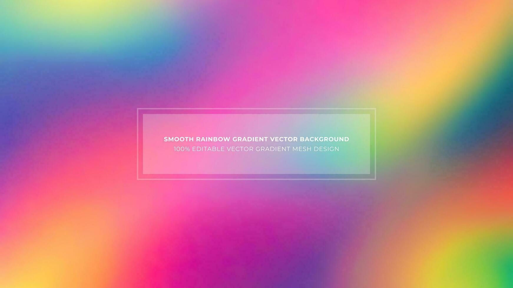 Simple Rainbow Gradient Color Abstract Vector Background