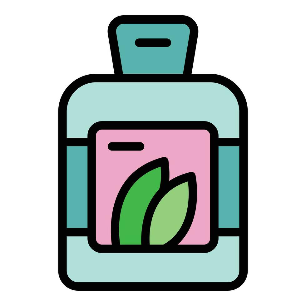 Coconut oil icon vector flat