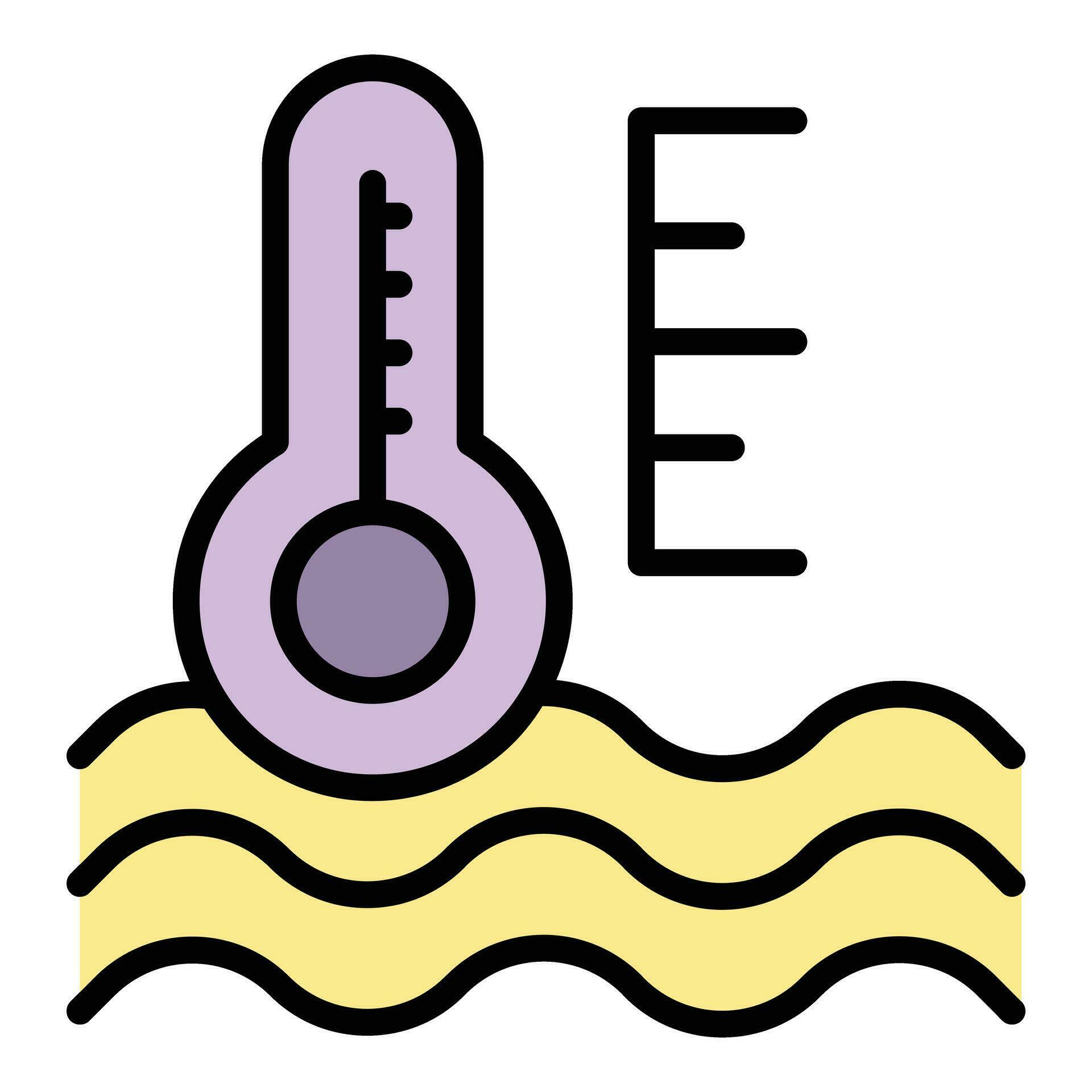 Fluid temperature icon vector flat 28097817 Vector Art at Vecteezy
