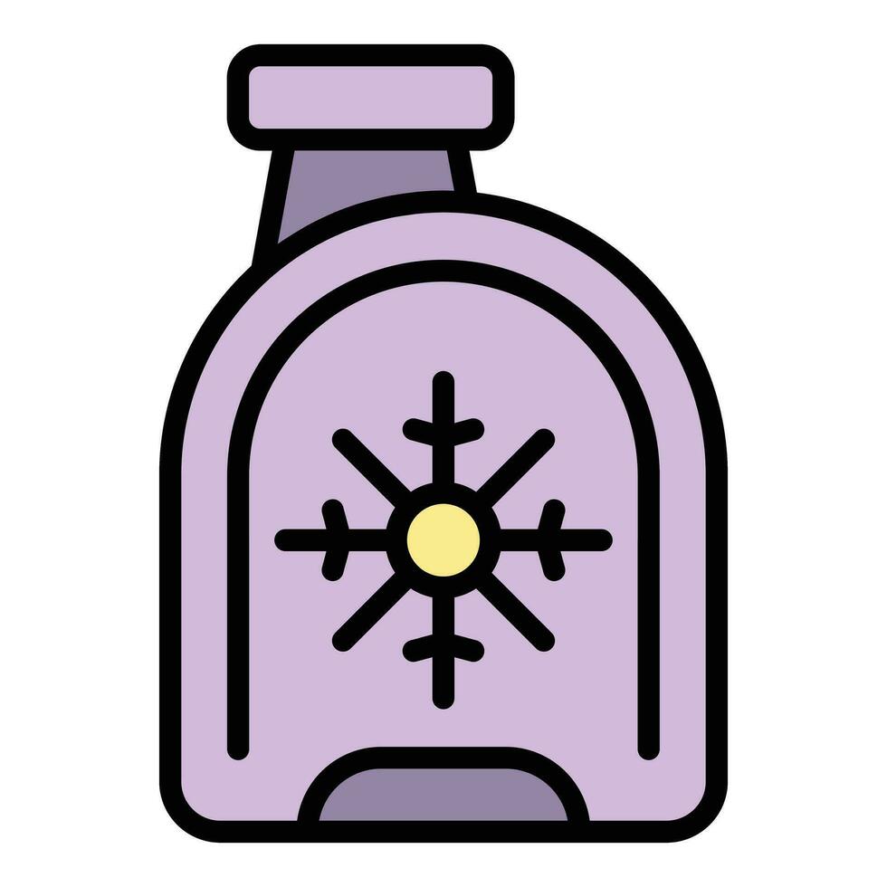 Coolant bottle icon vector flat