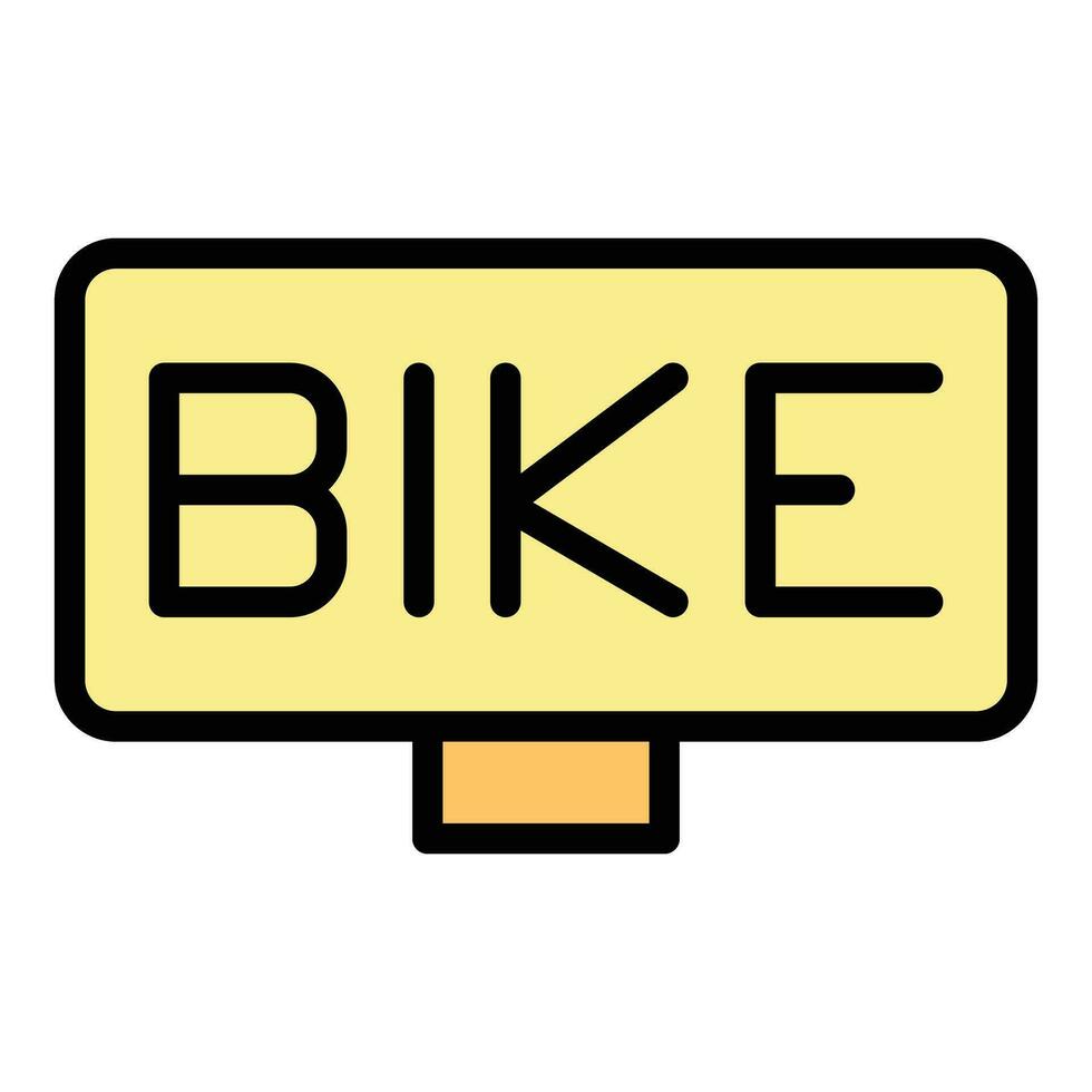 bicicleta bandera icono vector plano