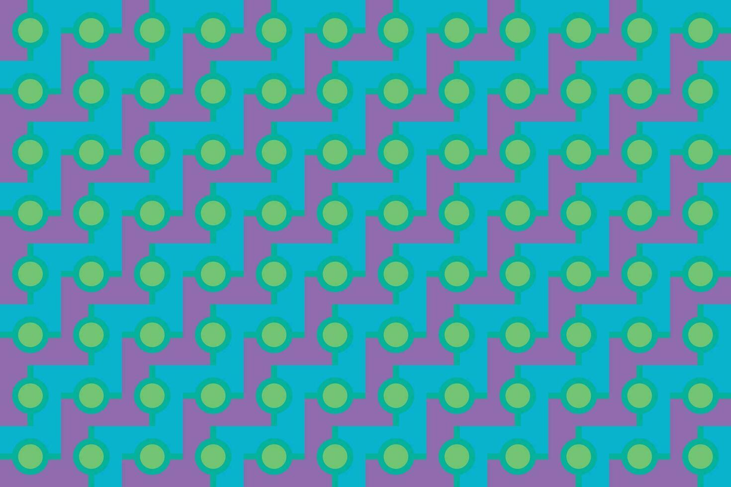 Geometric vector pattern for textiles or other uses in modern colors