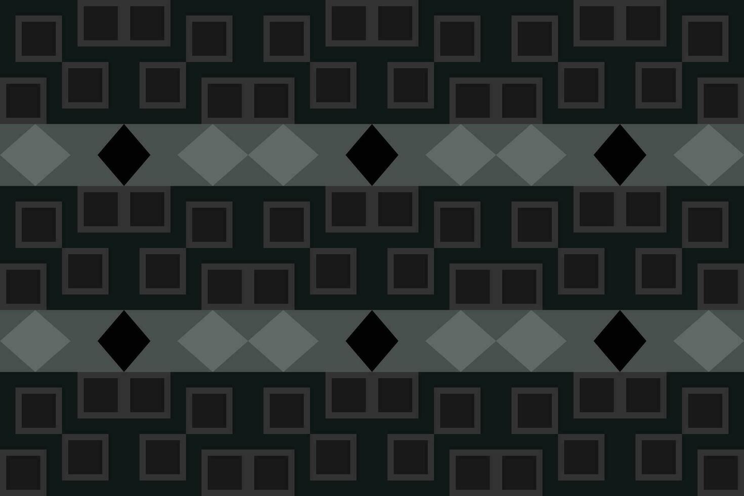 Black and white vector pattern for textiles or other uses