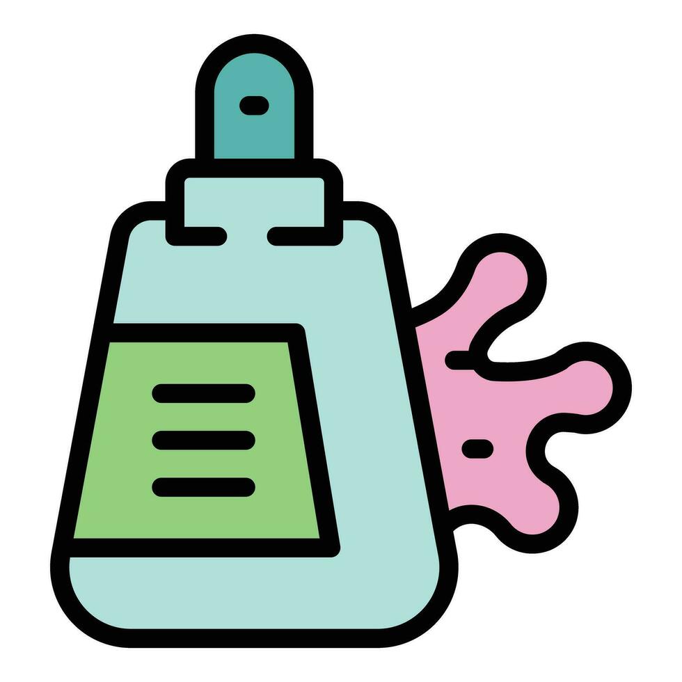 Soap dispenser icon vector flat