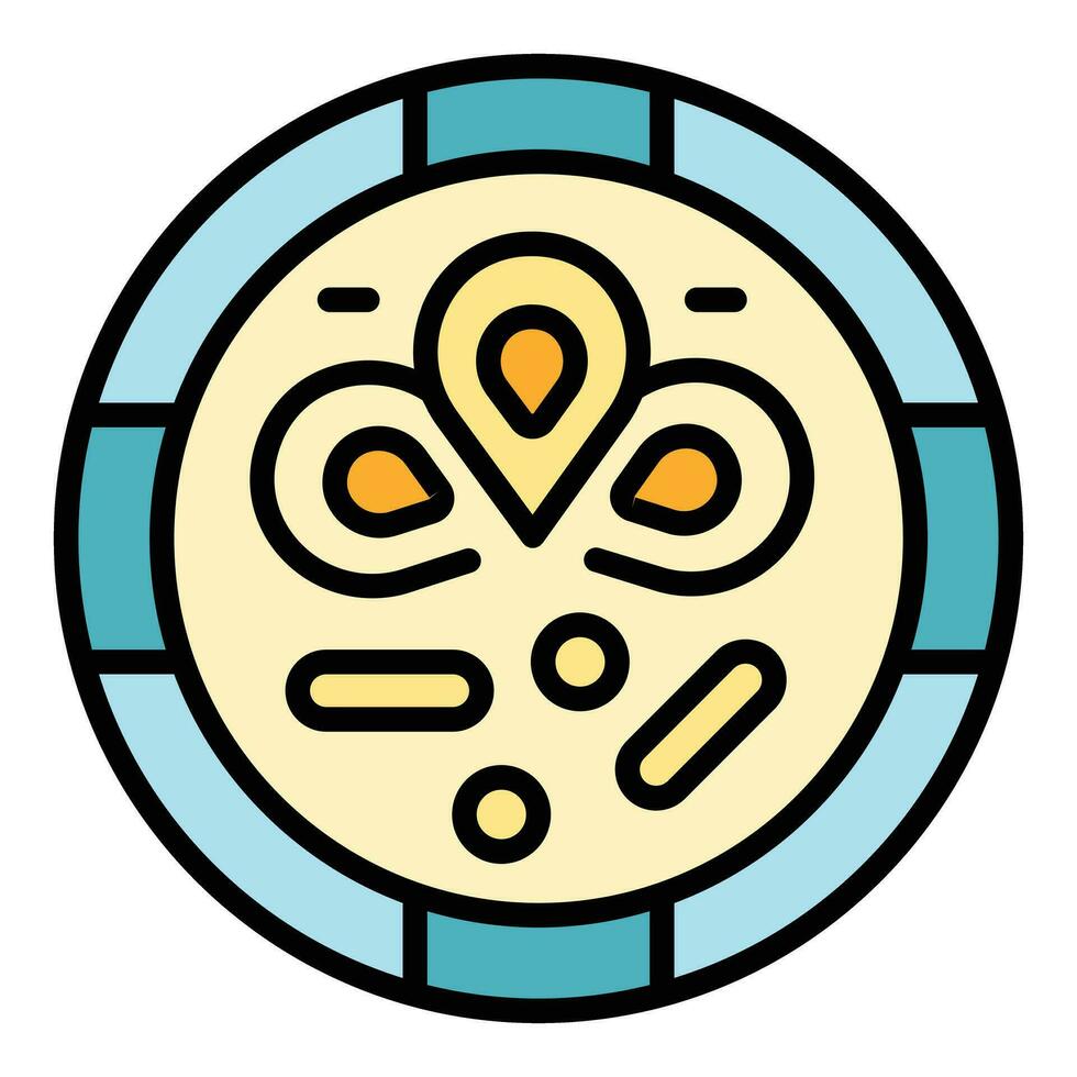 Paella icon vector flat