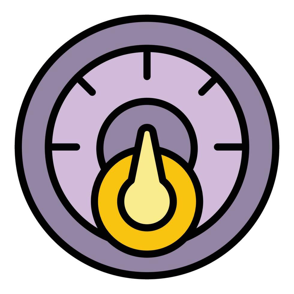 Antifreeze dashboard icon vector flat