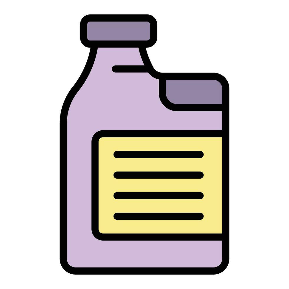 Car engine fluid icon vector flat