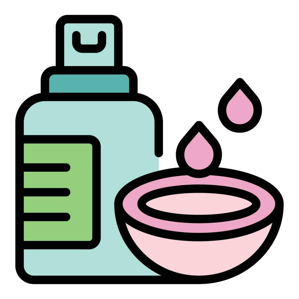 Conditioner soap icon vector flat