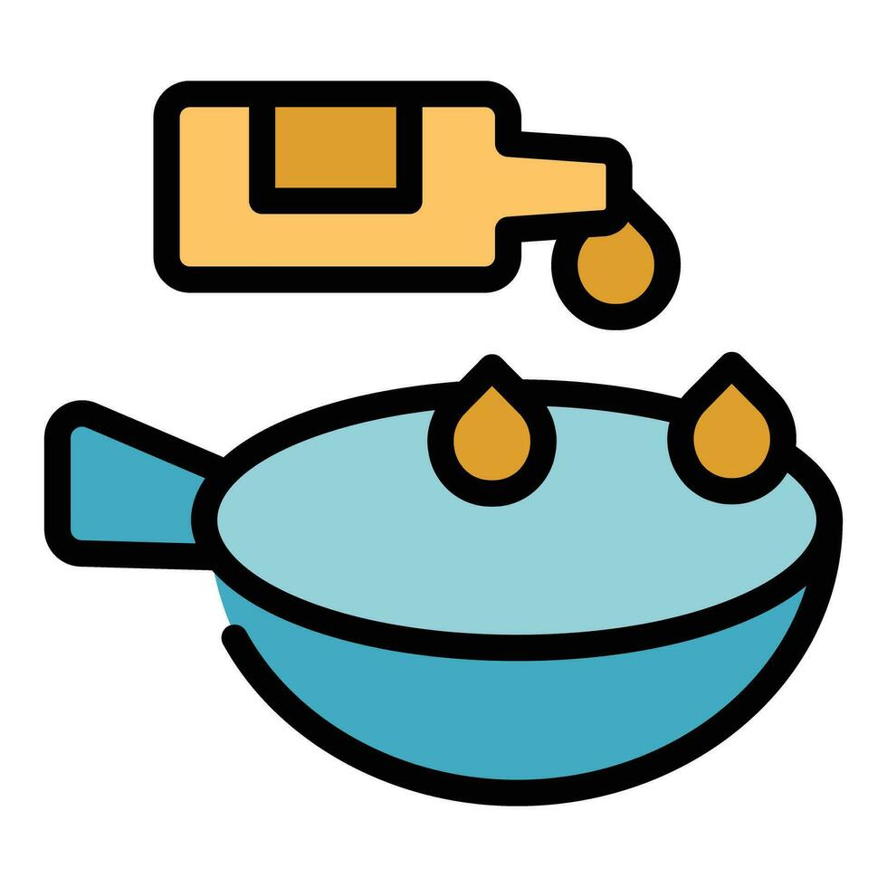 Dropper food pot icon vector flat