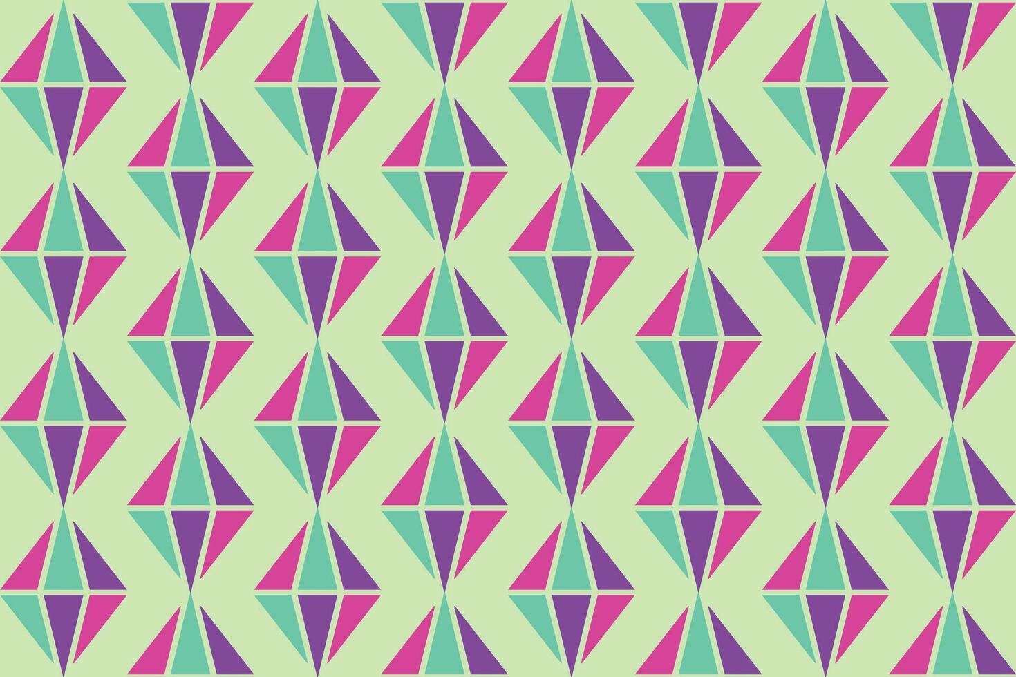 Geometric vector pattern for textiles or other uses in modern colors