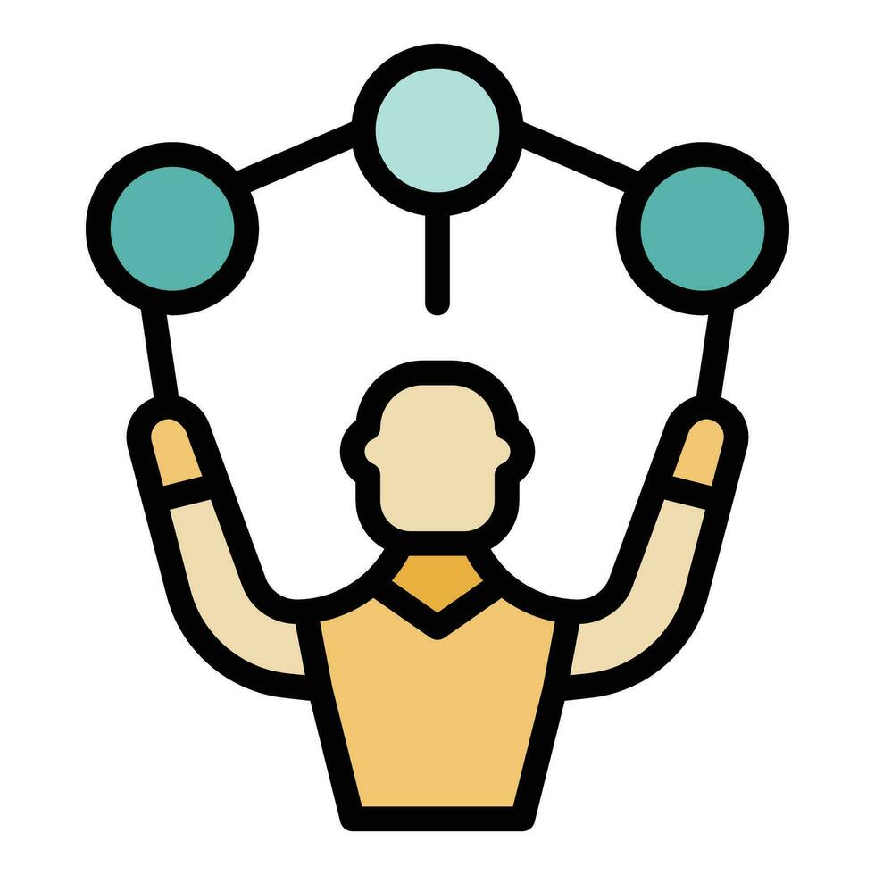 Hero icon vector flat