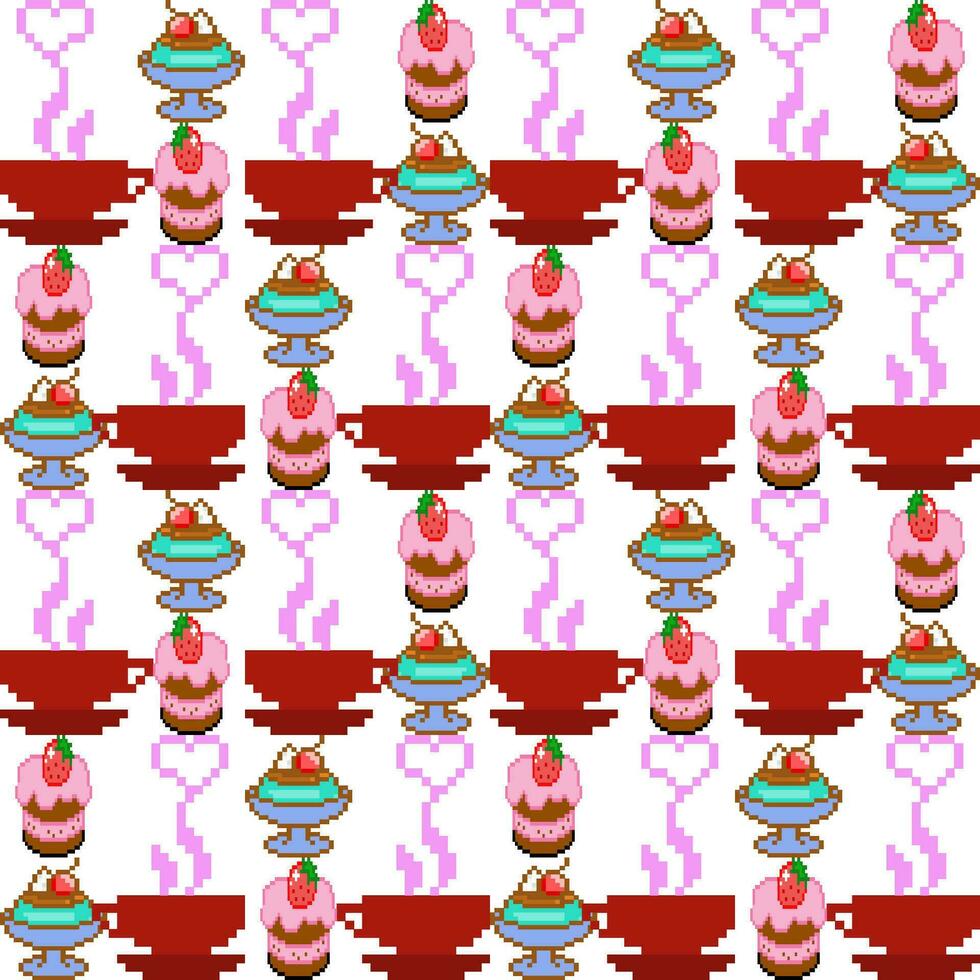 Christmas  seamless pattern, Love concept. Design for wrapping paper, fabric  pattern, background, card, coupons, banner, for decorated the Merry Christmas and Happy New Year. vector