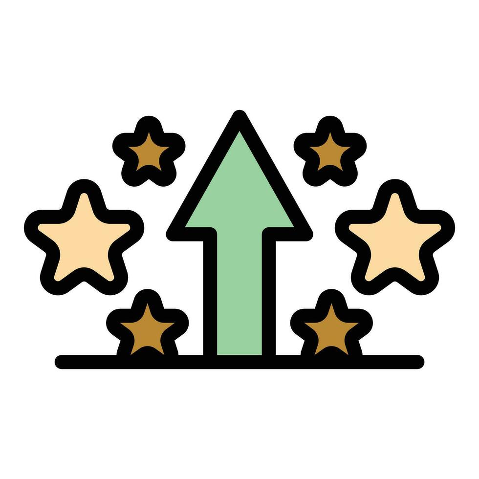 Up quiz icon vector flat