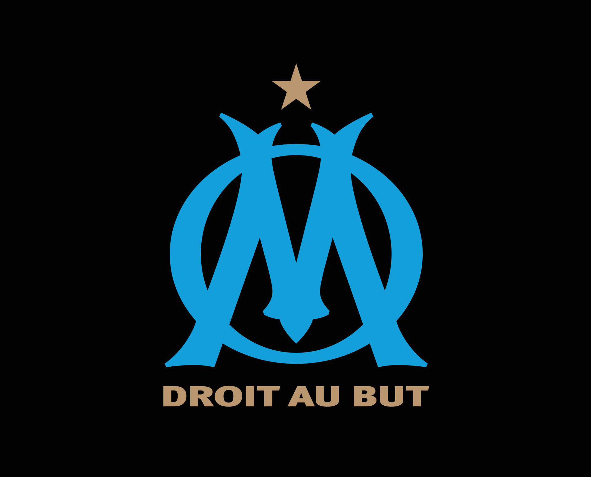 Olympique de Marseille Club Logo Symbol Ligue 1 Football French Abstract  Design Vector Illustration With Black Background 28098619 Vector Art at  Vecteezy